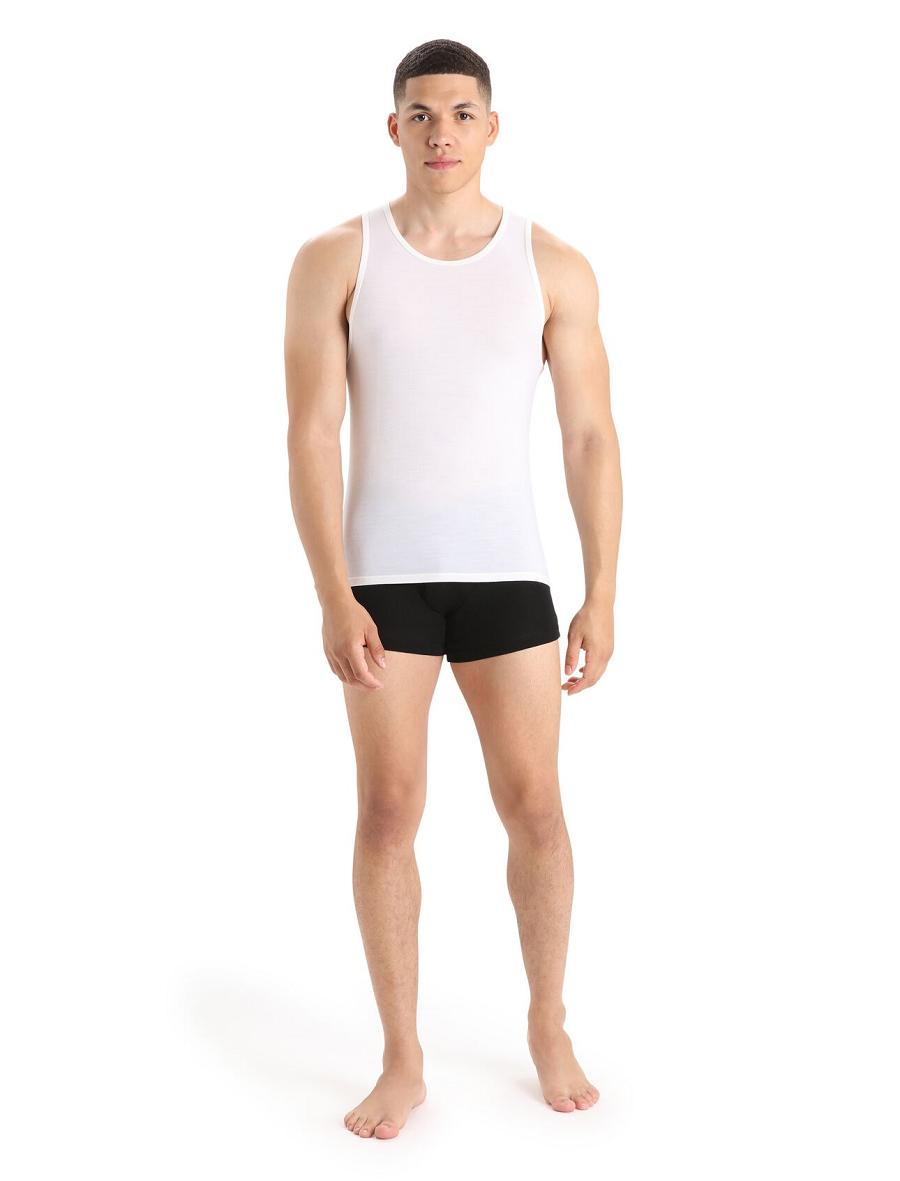 Snow Icebreaker Merino Anatomica Tank Top Men's Underwear | AU 1286RVDW